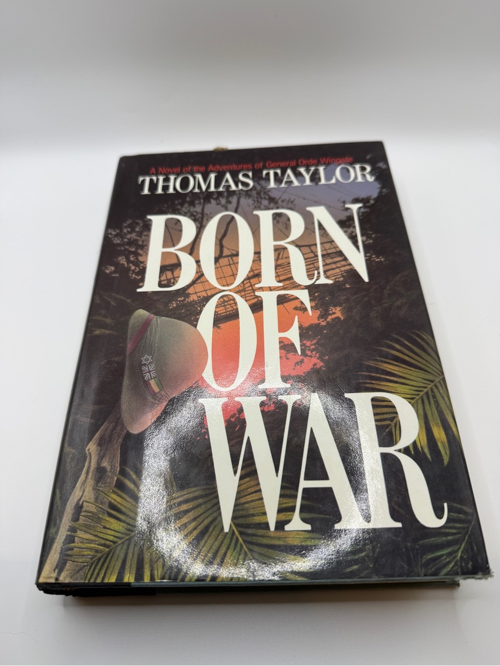 "Born of War" Hardcover Wall Art - Dark Green & Black